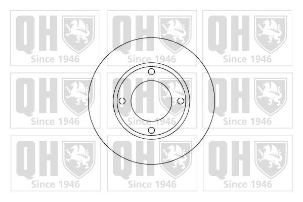 QUINTON HAZELL Тормозной диск BDC3902